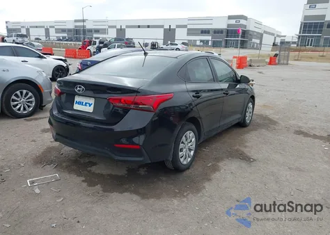 2022 Hyundai Accent Se из США, поврежденный, VIN 3KPC24A63NE176864